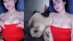 Ariani Cantik Baju Merah Remas-Remes Toket Video by PornTrex